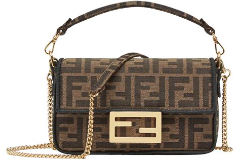 fendi jacquard ff fabric bag